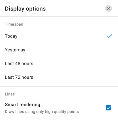 Options d’affichage Options d’affichage